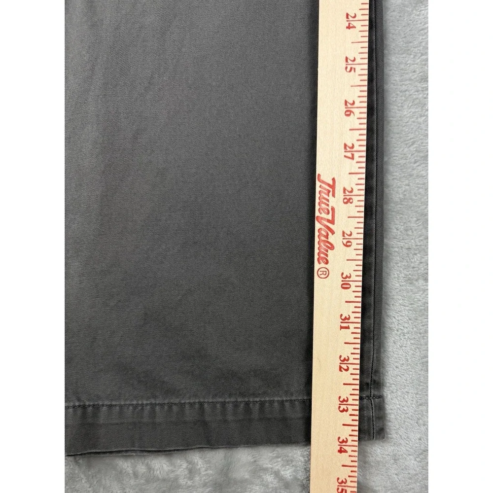 Banana Republic Gavin Chino Pants Men's 34x34 Gray Straight Leg Cotton